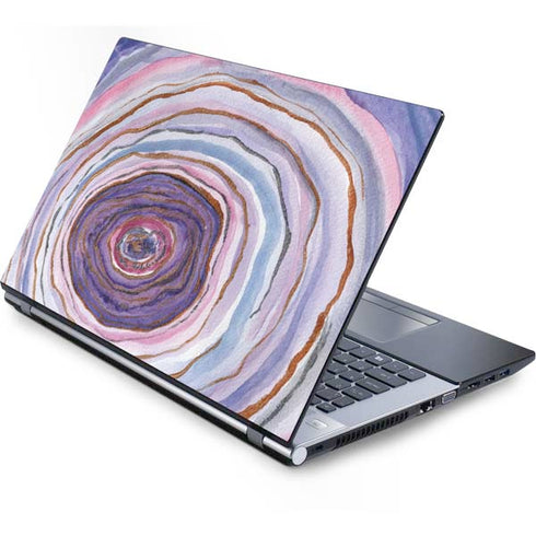 Lilac Watercolor Geode Generic Laptop Skin