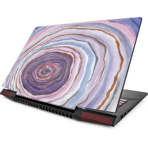 Lilac Watercolor Geode Lenovo IdeaPad Skin