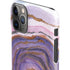 Lilac Watercolor Geode iPhone 11 Pro Max Lite Case
