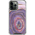 Lilac Watercolor Geode iPhone 13 Pro Max Clear Case