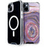 Lilac Watercolor Geode iPhone 14 MagSafe Case