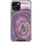 Lilac Watercolor Geode iPhone 14 Plus Clear Case