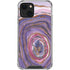 Lilac Watercolor Geode iPhone 14 Plus Clear Case