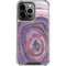 Lilac Watercolor Geode iPhone 14 Pro Clear Case