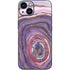 Lilac Watercolor Geode iPhone 14 Skin