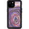 Lilac Watercolor Geode iPhone 15 Plus Waterproof Case