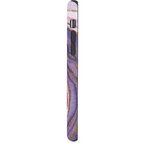 Lilac Watercolor Geode iPhone XR Pro Case