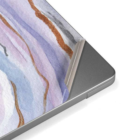 Lilac Watercolor Geode MacBook Pro 14in (2021-24) Skin