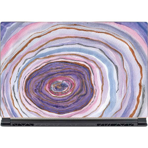 Lilac Watercolor Geode MSI GS65 Stealth Laptop Skin