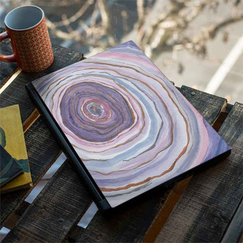 Lilac Watercolor Geode MSI GS65 Stealth Laptop Skin