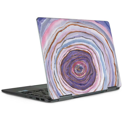 Lilac Watercolor Geode Notebook 9 Pro 13in (2017) Skin