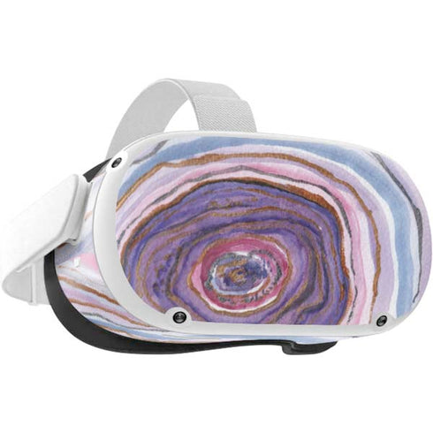 Lilac Watercolor Geode Oculus Quest 2 Skin