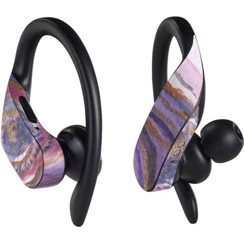 Lilac Watercolor Geode PowerBeats Pro Skin