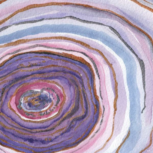 Lilac Watercolor Geode PS4 Console and Controller Bundle Skin