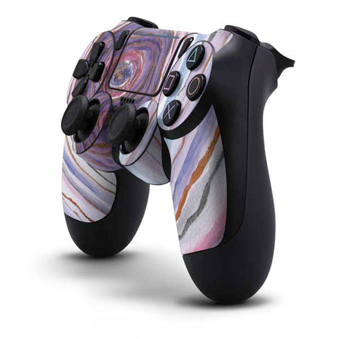 Lilac Watercolor Geode PS4 Pro/Slim Controller Skin