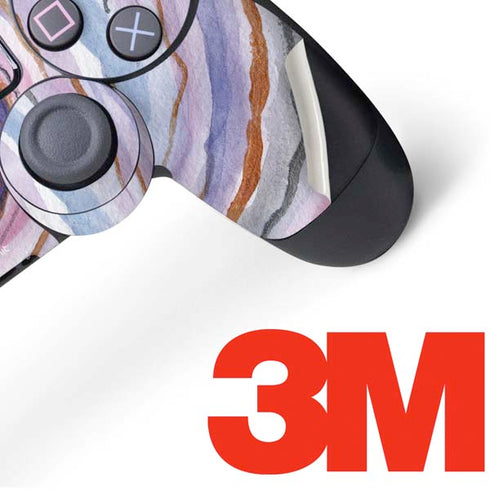 Lilac Watercolor Geode PS4 Pro/Slim Controller Skin