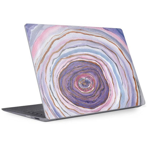 Lilac Watercolor Geode Surface Laptop 2 Skin