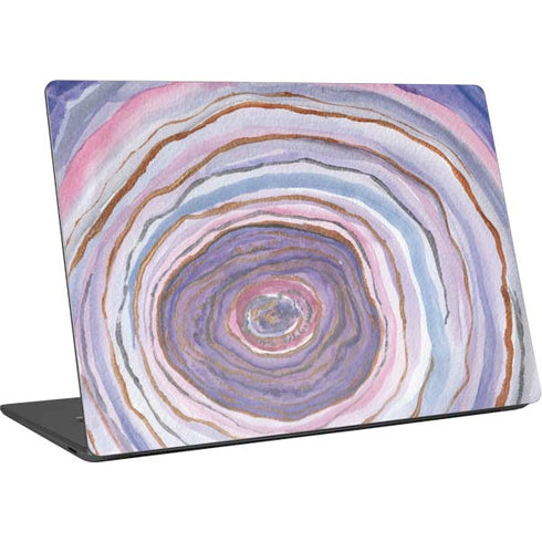 Lilac Watercolor Geode Surface Laptop 4 15in Skin