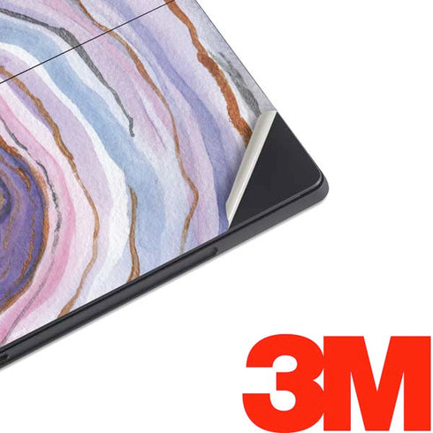 Lilac Watercolor Geode Surface Pro 7 Skin