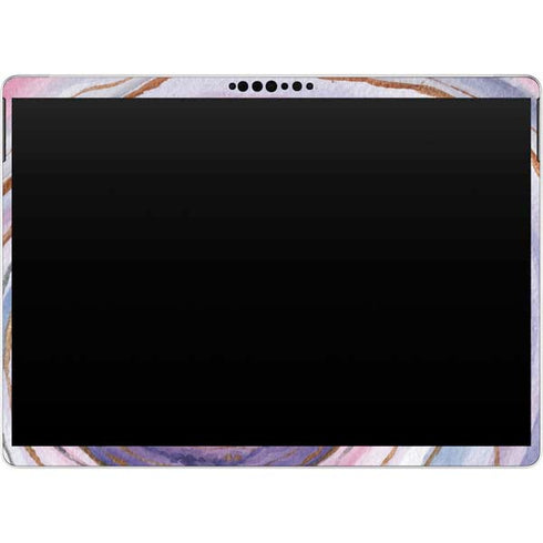 Lilac Watercolor Geode Surface Pro 8 Skin