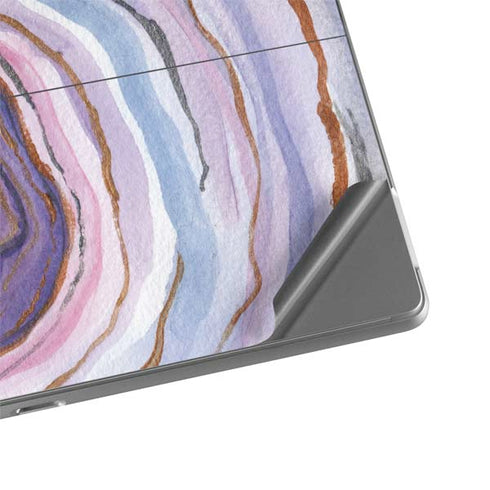 Lilac Watercolor Geode Surface Pro 8 Skin