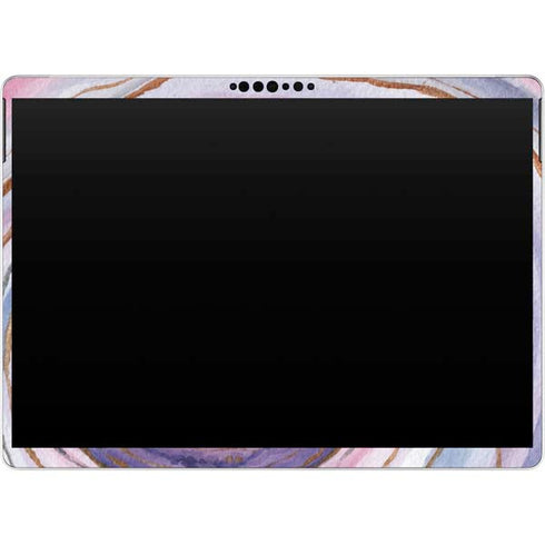 Lilac Watercolor Geode Surface Pro 9 Skin
