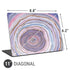 Lilac Watercolor Geode Universal Laptop 11in (8.8 x 6.2in) Skin