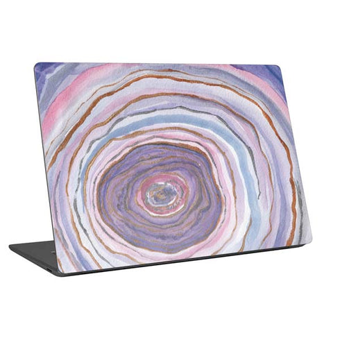 Lilac Watercolor Geode Universal Laptop 15in (12.2 x 8.8in) Skin
