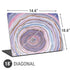 Lilac Watercolor Geode Universal Laptop 18in (14.6 x 10.6in) Skin