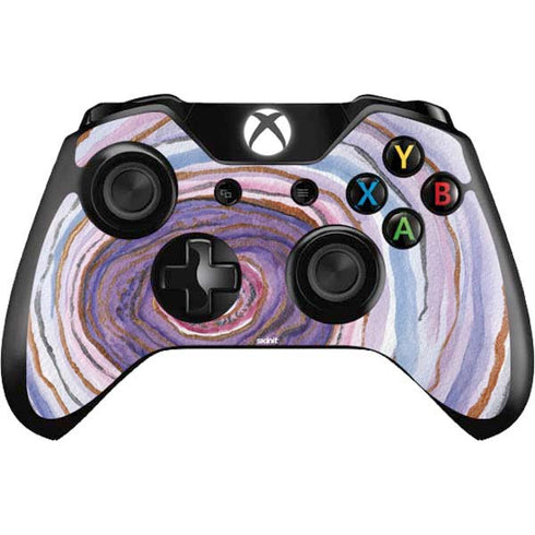 Lilac Watercolor Geode Xbox One Controller Skin