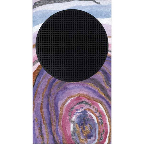Lilac Watercolor Geode Xbox Series S Skins
