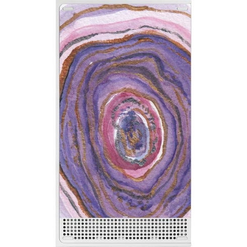 Lilac Watercolor Geode Xbox Series S Skins