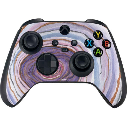 Lilac Watercolor Geode Xbox Series X Bundle Skin