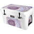 Lilac Watercolor Geode YETI Tundra 45 Hard Cooler Skin