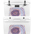 Lilac Watercolor Geode YETI Tundra 45 Hard Cooler Skin
