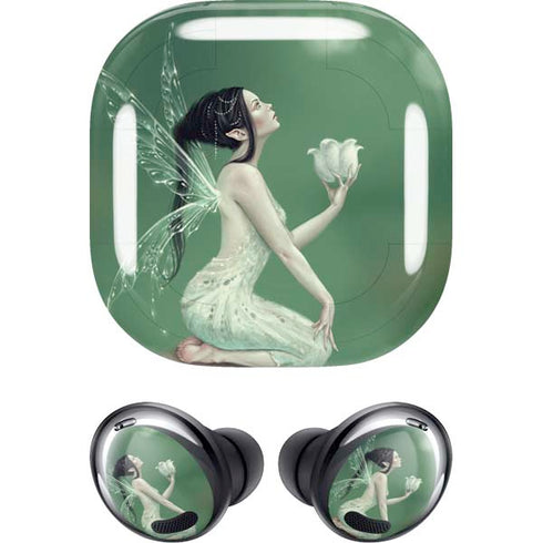 Rachel Anderson Lily of the Valley Galaxy Buds Pro Skin