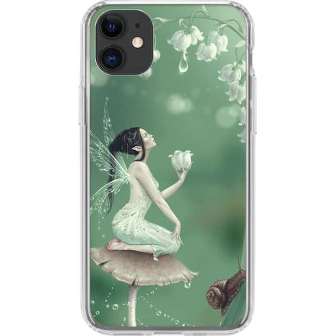 Lily of the Valley by Rachel Anderson iPhone 11 Clear Case