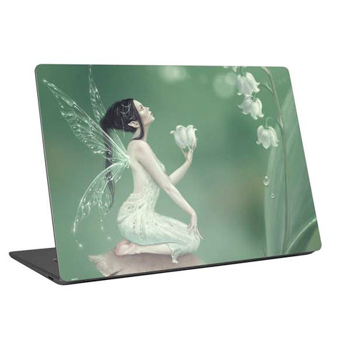 Rachel Anderson Lily of the Valley Universal Laptop 15in (12.2 x 8.8in) Skin