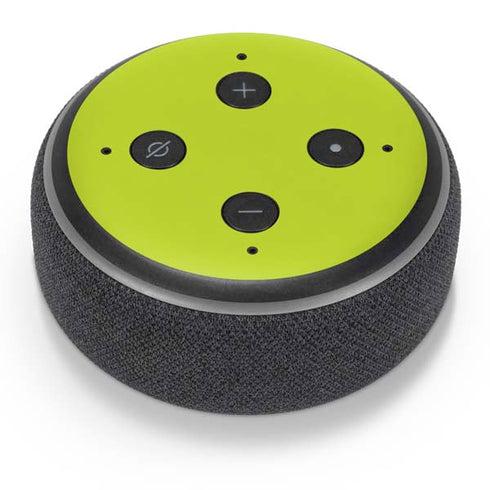 Lime Solid Amazon Echo Dot Skin