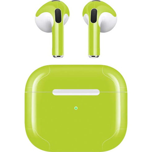 Lime Solid Apple AirPods (3rd Gen 2021) Skin