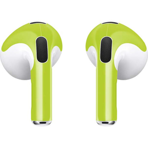 Lime Solid Apple AirPods (3rd Gen 2021) Skin