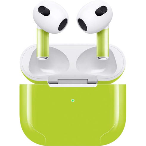 Lime Solid Apple AirPods (3rd Gen 2021) Skin