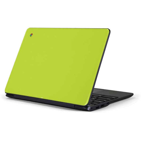 Lime Solid Samsung Chromebook Skin