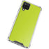 Lime Solid Galaxy A12 Clear Case