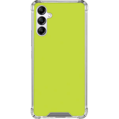 Lime Solid Galaxy A14 5G Clear Case