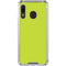 Lime Solid Galaxy A30 Clear Case