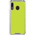 Lime Solid Galaxy A30 Clear Case