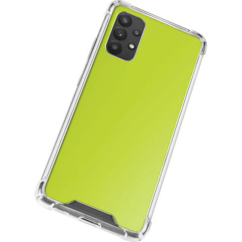 Lime Solid Galaxy A32 5G Clear Case