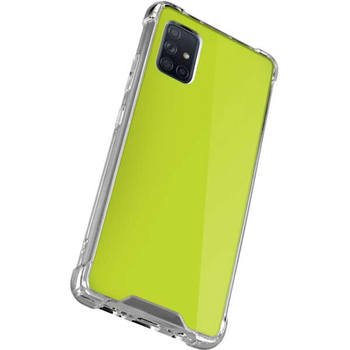 Lime Solid Galaxy A51 5G Clear Case