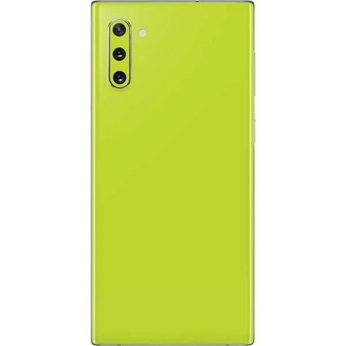 Lime Solid Galaxy Note 10 Skin